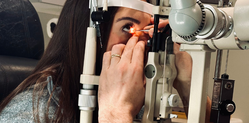 Eye exam by Dr. Jason Kvitle